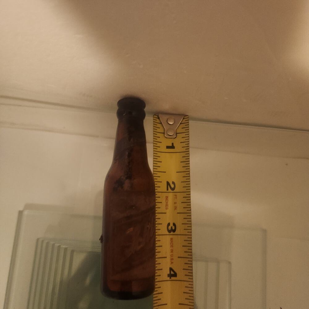 Vintage Miniature Schlitz Beer Bottle Marked 4 B